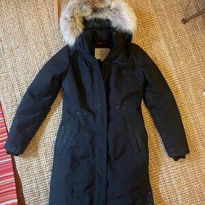 Quartz co down filled winter jacket size S